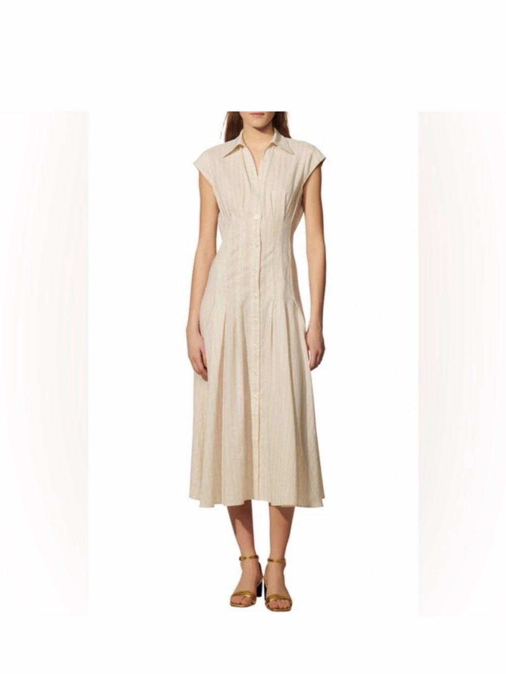 Sandro linen dress. Size 38. Perfect condition!!